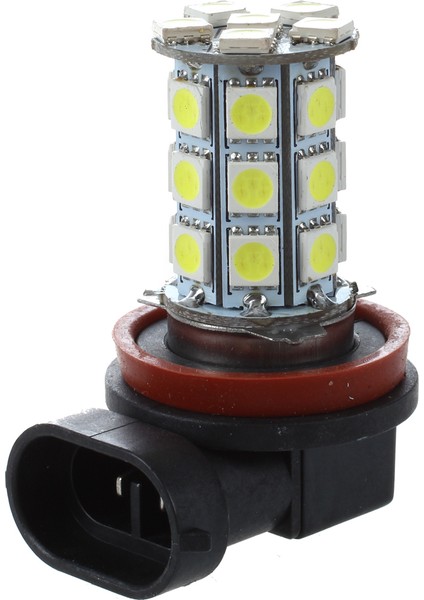 2 H11 27 Smd LED Beyaz Araba Sis Kafası Işık Lambası Ampul 12V (Yurt Dışından) modelleri