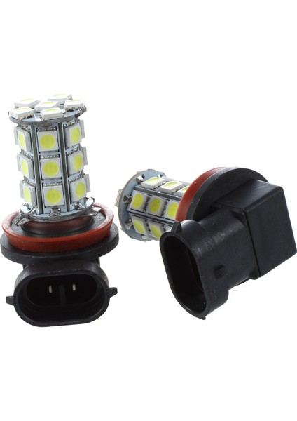 2 H11 27 Smd LED Beyaz Araba Sis Kafası Işık Lambası Ampul 12V (Yurt Dışından) indirimleri