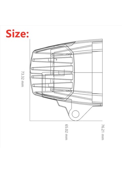 2x 10-80V 7303S Forklift LED Uyarı Işık Lineer Alan Güvenliği Işık Forklik Tersiye Indüsülü Işık Işığı Çalışma Işı (Yurt Dışından) indirimleri