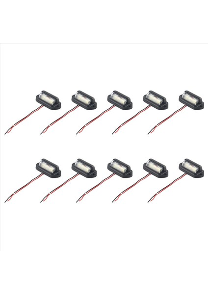 20PCS 12V LED Numara Plaka Plaka Işığı Araba Tekneleri Motosiklet Otomotiv Uçak Rv Kamyon Trailer Dış Lambalar (Yurt Dışından)