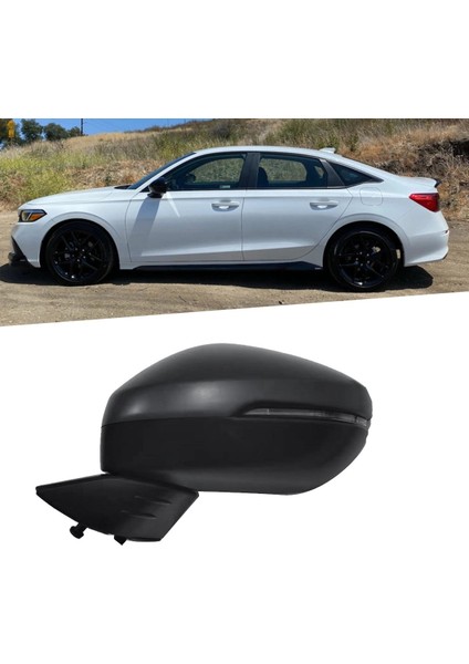 Honda Civic 2022 2023 Için Sağ Elektrikli Dikiz Aynası Montajı 5 Telli Ayna 5 Telli/güç Dönüş Sinyalleri Işlevi (Yurt Dışından) fırsatları