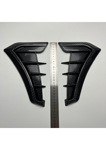 1 Çift Araba Karbon Fiber Dekoratif Araba Çıkartma Dekorasyonu Hava Çıkışlı Çamurlukların Kenarlarını Değiştirmek Için (Yurt Dışından) fiyatları