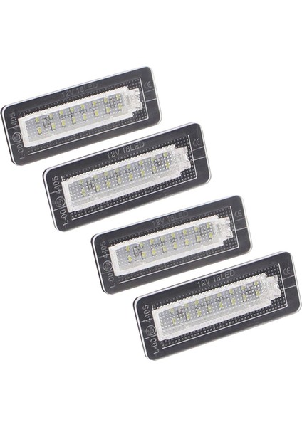 Benz Smart Için 2x Araç LED Lehbalı Plaka Işığı Iki Coupe Cabrio Için Smart 450 451 (Yurt Dışından)