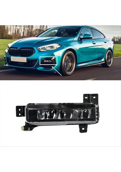 Sol Taraf Ön Tampon LED Sis Lambası Drl Lıght 63177433787 Bmw F44 G20 G21 G28 2018-2022 Gündüz Koşu Lambası (Yurt Dışından) modelleri