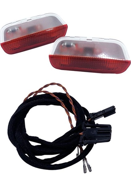 1set Kapı Uyarı Işık Iç Lamba+Kablo Kablosu Golf Jetta Mk5 Mk6 Passat B6 B7 cc Tiguan 3AD947411 (Yurt Dışından) modelleri