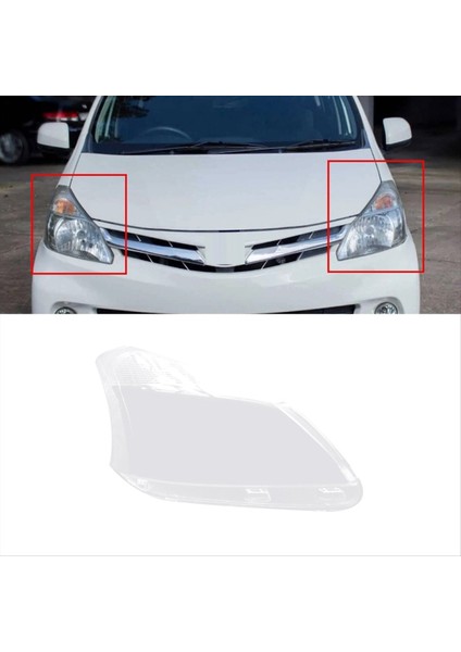 Araba Sağ Far Kapağı Şeffaf Abajur Kapakları Toyota Avanza Için Baş Işık Lambası Kabuğu 2012-2014 (Yurt Dışından) modelleri