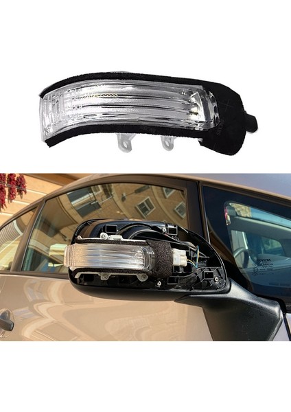 Toyota Corolla Auris Için Araba Sağ Taraf Diken Aynası Dönüş Sinyali Yan Ayna Işığı 2010-2012 (Yurt Dışından) indirimleri