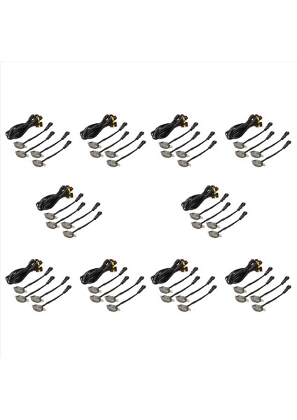 40X Raptor Tarzı Füme Lens Amber LED Ön Izgara Ford F-150 F150 2009-2018 (Yurt Dışından)