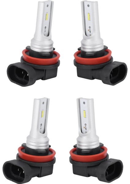 H8 H11 H16 LED Sis Ampul H16 LED Sis Lambası Yüksek Güç CSP-Y11 Serin Beyaz 6500K (4 Paketi) (Yurt Dışından)