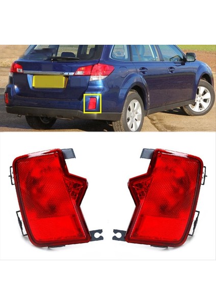 Otomotiv Arka Tampon Dekoratif Işıklar Subaru Outback Için Arka Tampon Reflektörü 2009-2014 84591-3J130 84551-AJ020 (Yurt Dışından) fiyatları