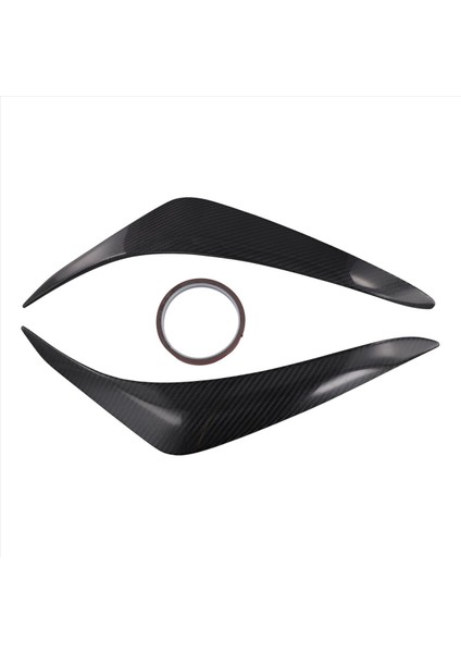 Araba Ön Far Kaş Kafası Işık Göz Kapağı Kaş Karbon Fiber Trim Toyota Prado 2700 4000 2014-2017 (Yurt Dışından)