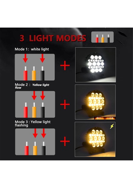 Tur 4 Inç Araba LED Iş Işıkları Kamyon Atv Utv Suv Motosiklet Arabası Römorku Teknesi Için Koşu Işıkları (Yurt Dışından) fiyatları
