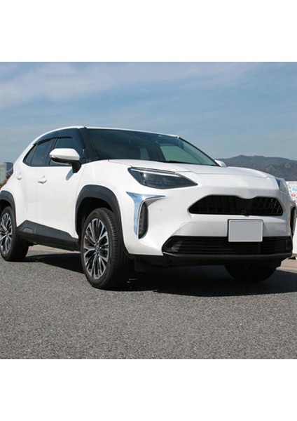 Toyota Yaris Için Cross 2020 2021 2022 Araba Ön Sis Farları Lamba Şeritleri Trim Kapak Çıkartma Araba Stil Parlak Siyah (Yurt Dışından) fiyatları