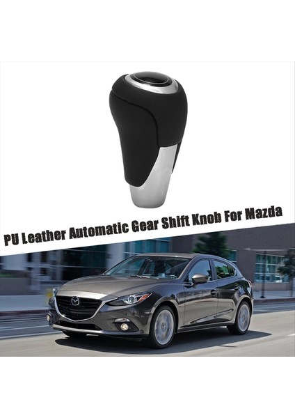 3x Araç Otomatik Dişli Vites Knob Deri Vardiya Kolu Mazda 3 5 8 Mx-5 Cx-5 Cx-7 Cx-9 (Yurt Dışından) modelleri