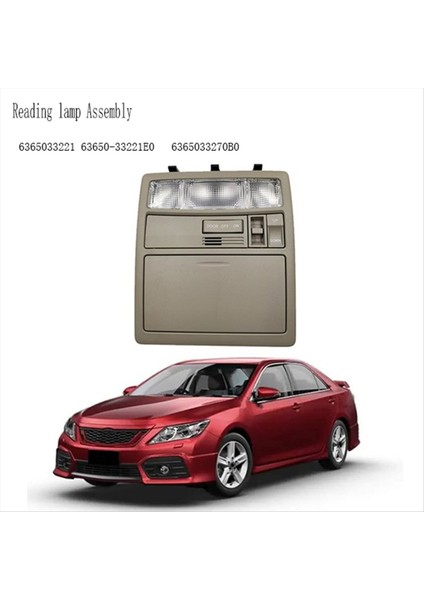 Toyota Land Cruiser Camry Aurion 2007-2011 Için Sunroof Switch Sunglass Tutucu ile Okuma Lamba Montaj Tavan Işığı (Yurt Dışından) fiyatları