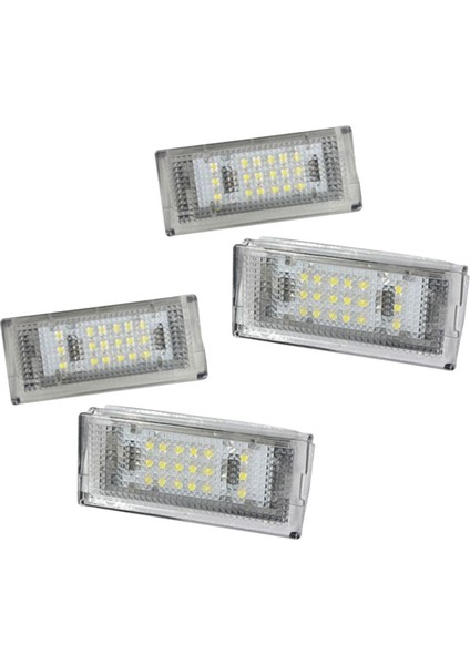 4x 18 LED Numaralı Plaka Plaka Işık Lambası Bmw E46 4dr Sedan 325I 328I 99-03 (Yurt Dışından)