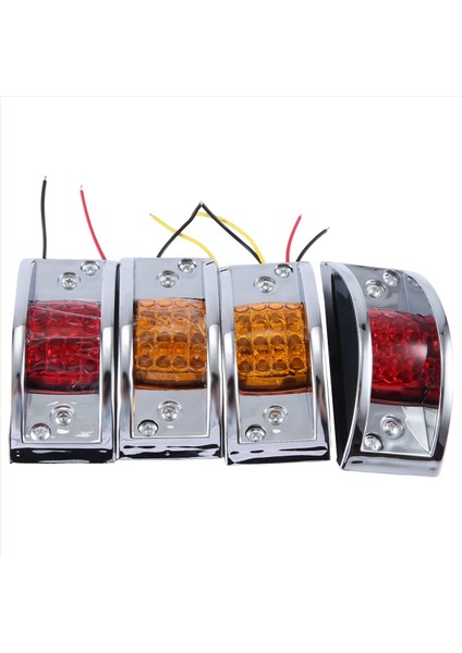 12V LED Yan Işıklar Köprü Sinyal Işıkları Yan Işıklar Dönüş Sinyalleri Kontur Işıkları Evrensel (Yurt Dışından)
