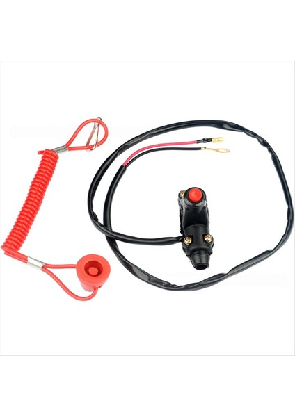 Motosiklet Atv Tether Kiracı Acil Durdurma Motoru Anahtarı Push Düğmesi Evrensel Parçalar (Yurt Dışından) fiyatları