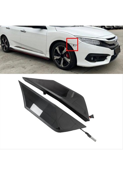 Araba LED Dinamik Yan Işaretçi Işığı HO2551127 Honda Cıvıc Için HO25501 2016-2020 Tekrarlayıcı Gösterge Işık Dönüşü Sinyal Işığı (Yurt Dışından) modelleri