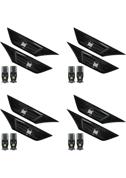 2016-19 Honda Civic Jdm Için 3x Duman Renkli Lens Yan Işaret Lambası Işığı (Yurt Dışından)