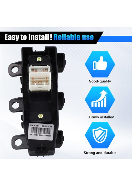 Kıa Nıro 2017-2020 Için Araba Arka Sol Sürücü Yan Güç Penceresi Anahtarı 93580-G5900 (Yurt Dışından) fırsatları