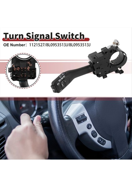 8L0953513J Audi A6 Quattro Tt S4 Volkswagen Jetta Beetle Golf Passat Için Araç Turn Sinyal Anahtarı (Yurt Dışından) fiyatları