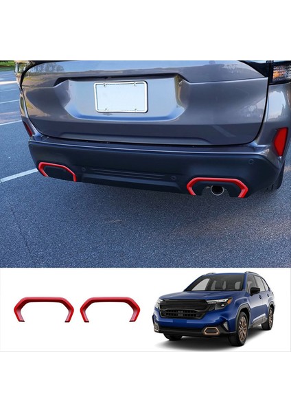 Araba Arka Sis Lambası Çerçeve Sis Forwrow Trim Sticker Subaru Forester 2025 Araç Dış Aksesuarları, B (Yurt Dışından) indirimleri