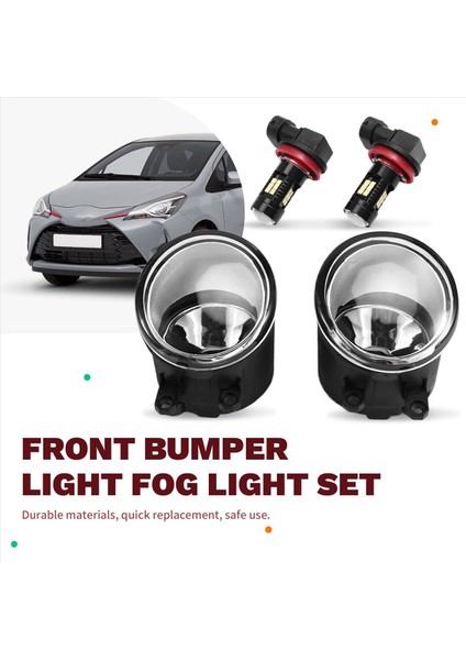 Araba Ön Tampon Lambası Sis Lambası Seti Montajı (Yurt Dışından) fırsatları
