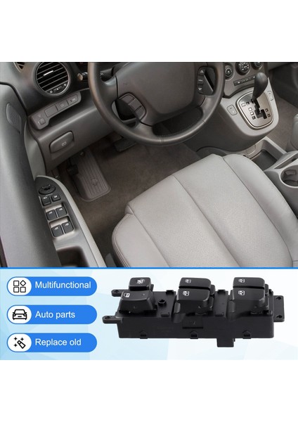 Kia Rondo Carens Için 2007-2012 Sürücü Yan Kapı Güç Penceresi Anahtarı 93571-1D200 Lhd (Yurt Dışından) modelleri