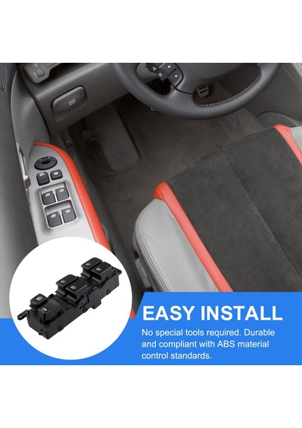 Kia Rondo Carens Için 2007-2012 Sürücü Yan Kapı Güç Penceresi Anahtarı 93571-1D200 Lhd (Yurt Dışından) fırsatları