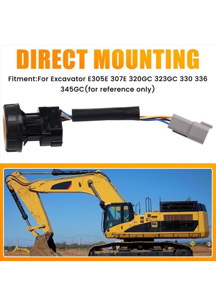 526-5708 Caterpıllar Excavator E305E 307E 320GC 323GC 330 336 345GC Tek Düğmeli Başlangıç Anahtarı (Yurt Dışından) fırsatları