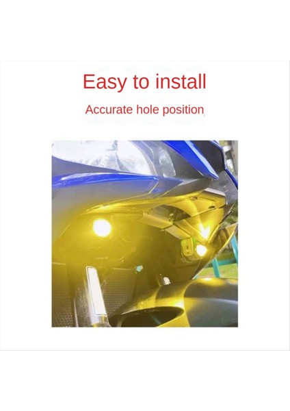 Motosiklet Aksesuarları Yamaha Yamaha Için Işık Montajı Sürüş Braketi Yamaha Yzf R3 Yzf-R3 2019-2023 (Yurt Dışından) modelleri