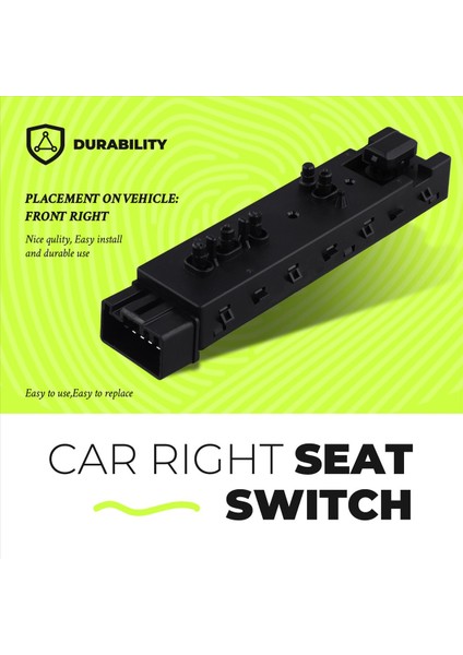 Araba Sağ Koltuk Anahtarı Elektrikli Koltuk Ayarı 9L3Z-14A701-F Ford Escape F150 F150 F250 F350 Lincoln Için (Yurt Dışından) modelleri