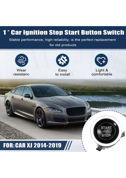 Araba Ateşleme Stop Start Düğmesi Anahtarı C2D59751 Jaguar Xj 2014-2019 Motor Başlat Bir Düğme Başlat Anahtarı (Yurt Dışından) modelleri