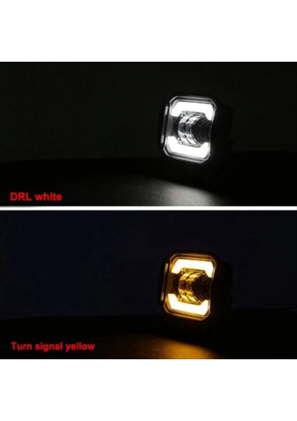 2pcs 5 Inç Araba LED Iş Işıkları Angel Gözler Kare Spotlar Ön Tampon Örgü Sis Işıkları Jeep Wranglers (Yurt Dışından) modelleri