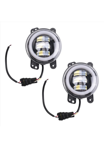Jk Tj Lj Için 2 Adet 4 Inç LED Sis Farı (Yurt Dışından)