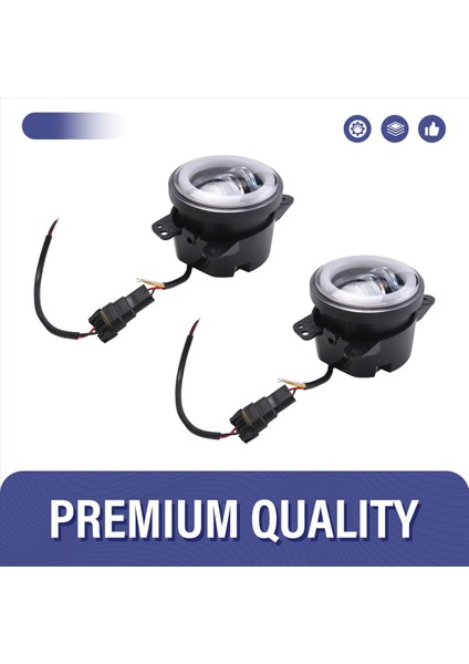 Jk Tj Lj Için 2 Adet 4 Inç LED Sis Farı (Yurt Dışından) fırsatları