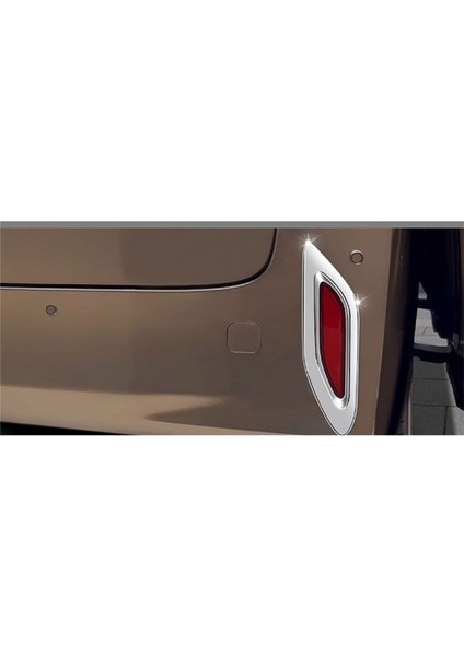 Toyota Alphard 40 Serisi 2023+ Otomobil Aksesuarları Için Araba Gümüş Arka Tail Sisli Light Lamba Çerçevesi Trim (Yurt Dışından) fiyatları