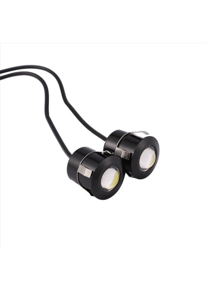 6pcs LED Kartal Göz Yedekleme Lambası Sis Sürüş Lambası Araba Motosiklet Beyaz Işık 9W Siyah (Yurt Dışından) indirimleri