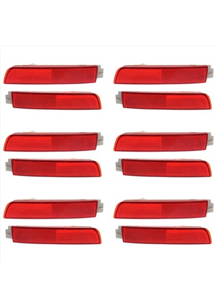 Nissan Sentra 2013-2018 265655C000 Için 6x Araba Arka Tampon Reflektörü (Yurt Dışından)