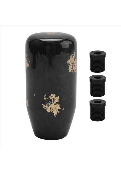 Çoğu Araba Süslemesi Aksesuarları SFN091 Gold Için Evrensel Dövme Fiber Dişli Vites Düğmesi Silindirik Vites Düğmesi (Yurt Dışından)