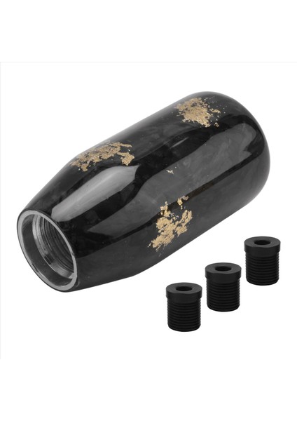 Çoğu Araba Süslemesi Aksesuarları SFN091 Gold Için Evrensel Dövme Fiber Dişli Vites Düğmesi Silindirik Vites Düğmesi (Yurt Dışından) fiyatları