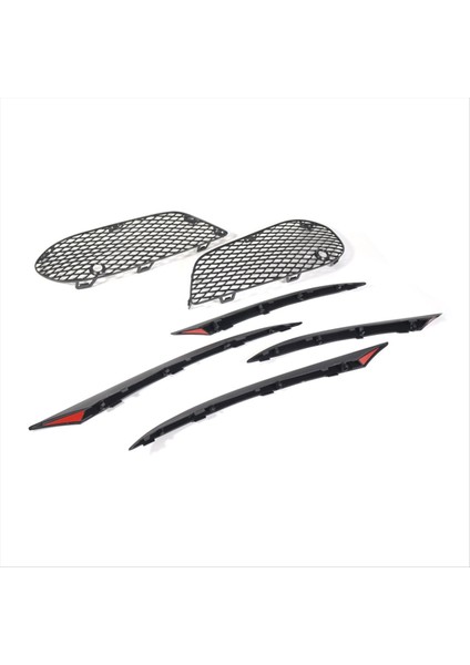 Ön Tampon Sis Lambası Hava Havalandırma Izgara Kapağı Mercedes-Benz C-Class W205 C180 C200 C260 2015-2018 2058552523 (Yurt Dışından) indirimleri