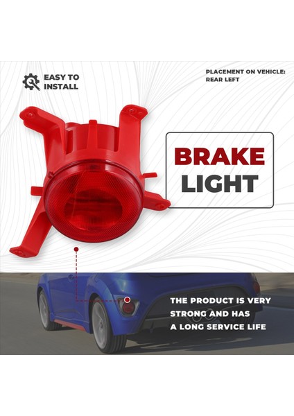 Hyundai Veloster Için 2013-2017 Araba Arka Tampon Reflektörü Işık Uyarı Freni Işık Sinyal Lambası 92405-2V500 Arka Sol (Yurt Dışından) fırsatları