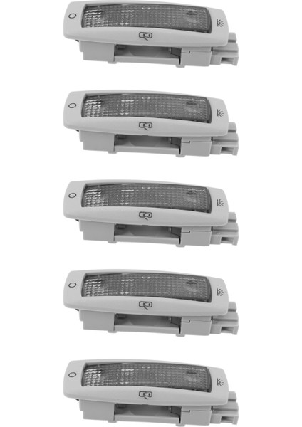 5x Araba Harita Dome Light 3B0947291 B Volkswagen Golf Passat Tiguan Caddy Skoda Gray (Yurt Dışından)