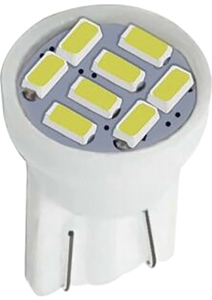100 Pcs T10 8smd Parlak Beyaz LED Iç Ampuller W5W 194 158 168 2825 6000K (Yurt Dışından) indirimleri