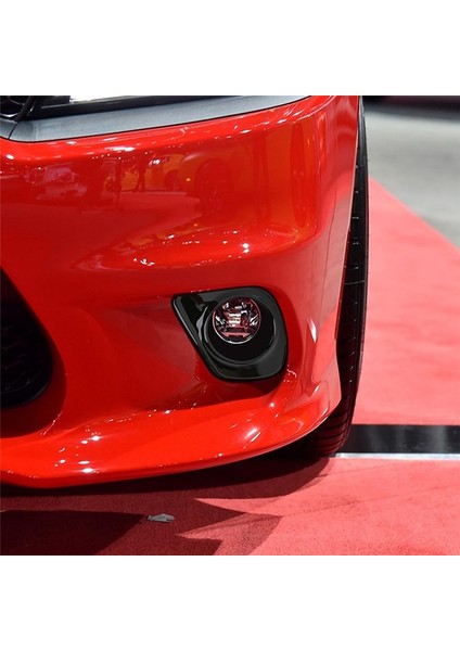 Araba Ön Fog Lambası Çerçeve Dekorasyon Kapağı Dodge Charger 2015-2022 Aksesuarlar, Siyah 2 Adet Için (Yurt Dışından) modelleri