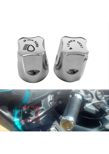 2pc Motosiklet Krom Ön Far Yukarı/aşağı Honda Goldwing Için Ayar Düğmesi GL1500 1988-2000 Far Yukarı/aşağı Düğmesi (Yurt Dışından) fiyatları