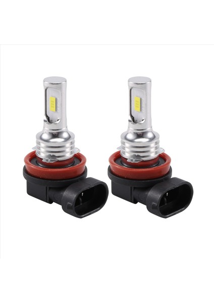 Süper Parlak H8 H9 H11 LED Far Ampul Kiti Yüksek/düşük Işın Işık 8000LM 8000K Buz Mavisi 80W (Yurt Dışından)