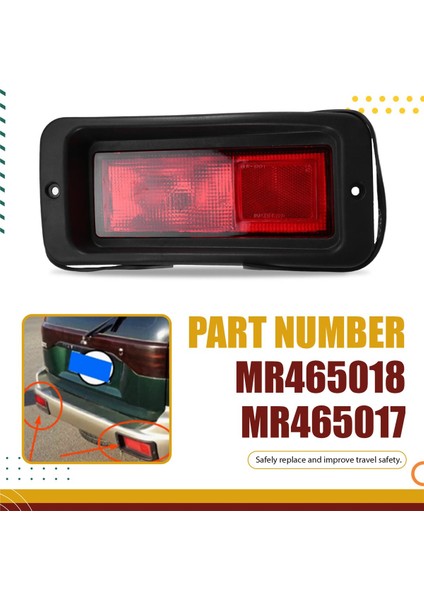 Araba Arka Tampon Işıkları Kuyruk Lambası Arka Sis Lambası MR465018 MR465017 Mitsubishi Pajero 2000-2008 Için (Yurt Dışından) fırsatları
